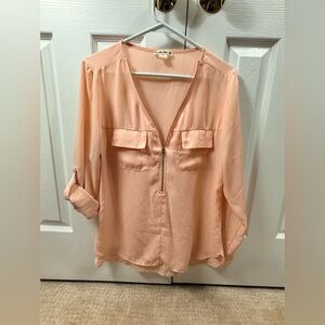 Double Zero Light Pink Blouse